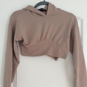 Used forever 21 crop hoodie
